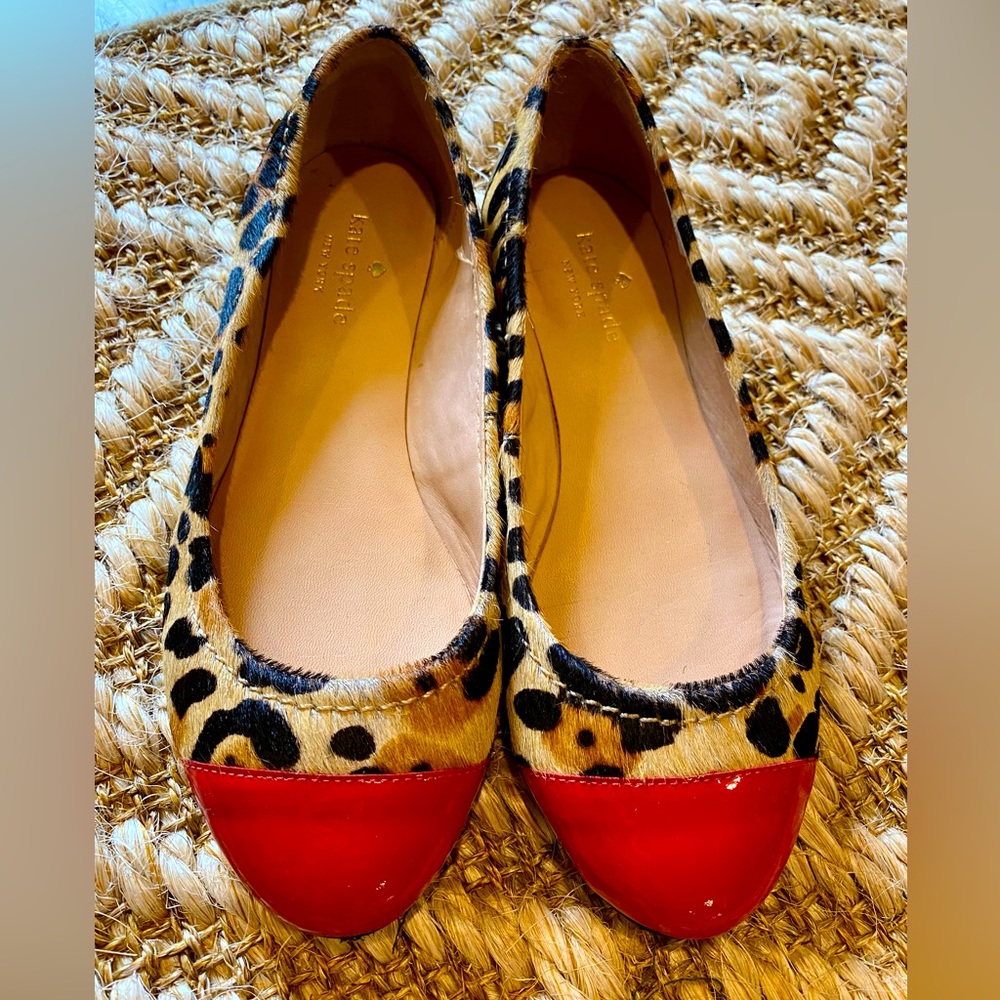 ♠️ Kate Spade calf fur flats ♠️